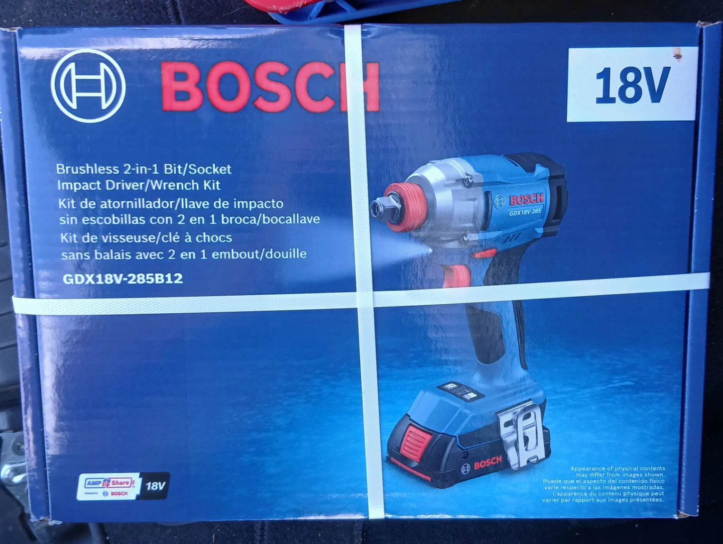 Bosch New 18V 2-in-1 Impact Driver/Wrench Kit