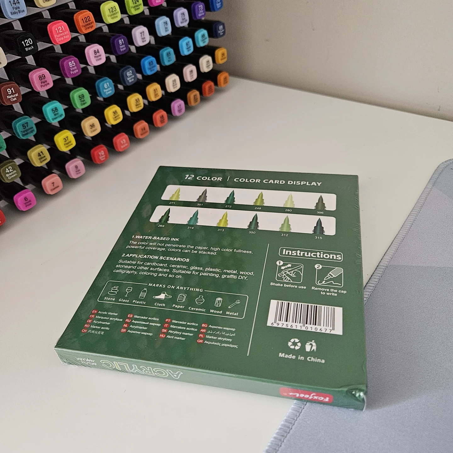 Brand new  60 pieces Acrylic Brush Marker Sets - photo 5