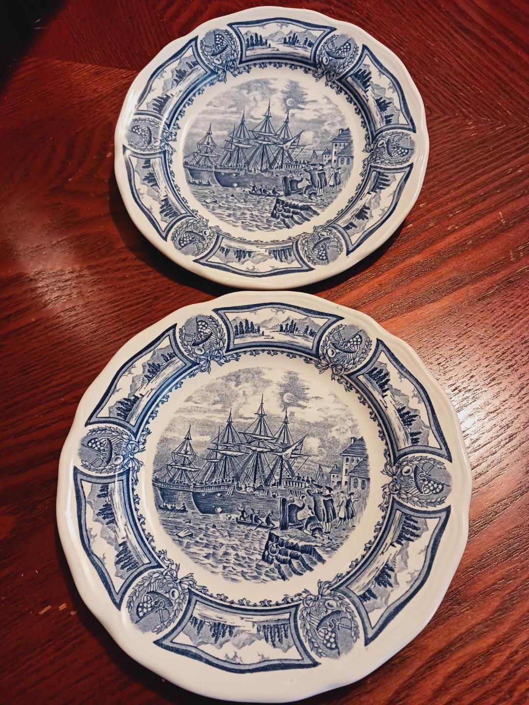 2× Royal Staffordshire American Heritage Ironstone Plates - photo 2
