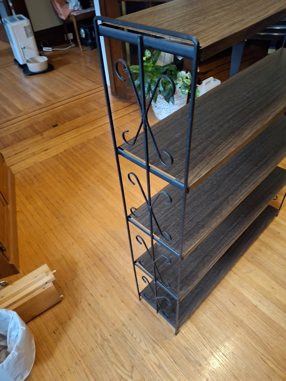 5 Tier Metal and Wood Display Shelf - photo 3
