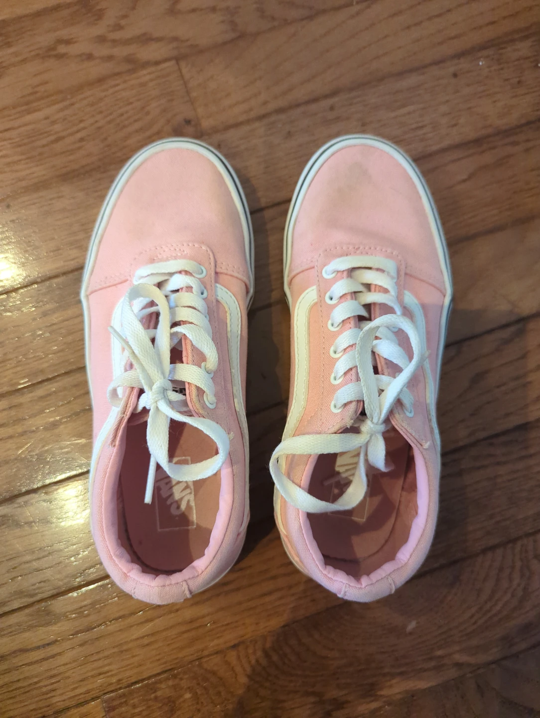 Kids shoes: Pink Vans & Nike white and pink - photo 4
