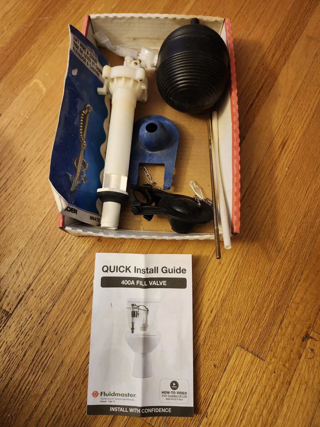 Fluidmaster 400A Toilet Fill Valve Kit nee!!