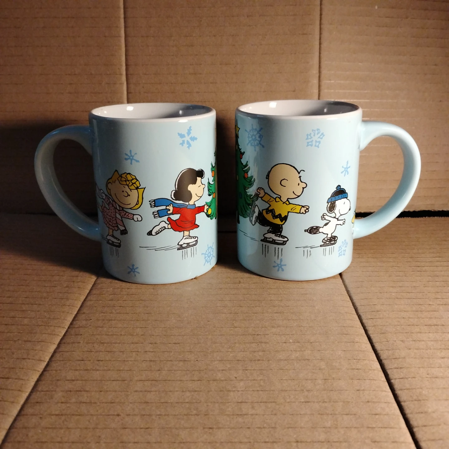 Peanuts Christmas Mugs - Set of 2
