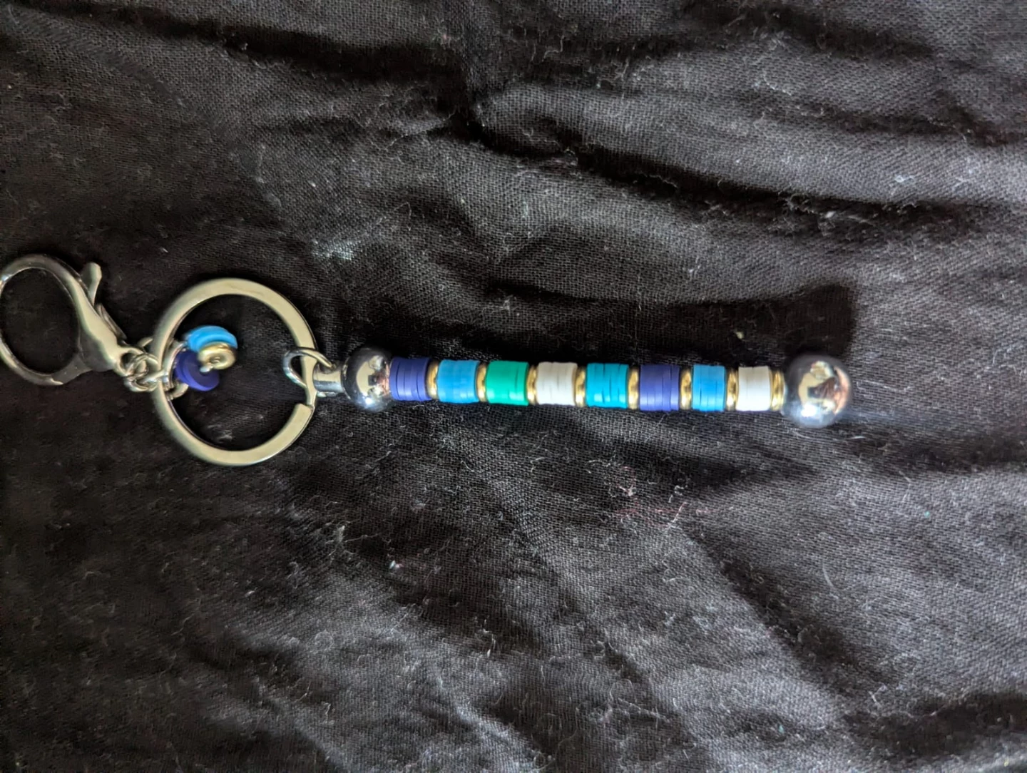 Beaded Keychain Multi-colour🏈 - photo 5