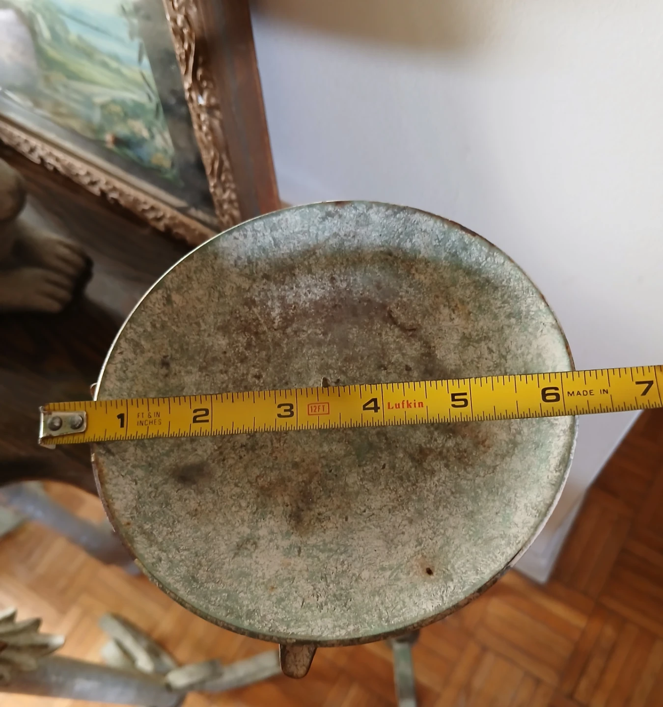 Set of Two Vintage Floor Candle Holders - photo 4