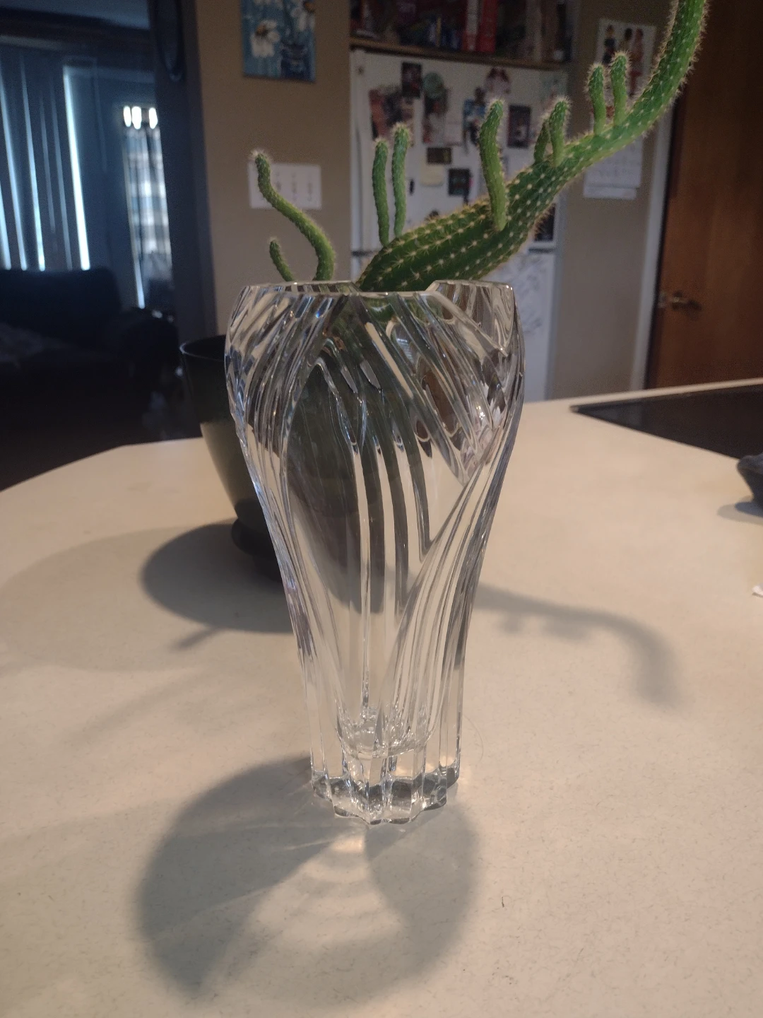Lenox Arctic Bloom Crystal Vase - photo 3