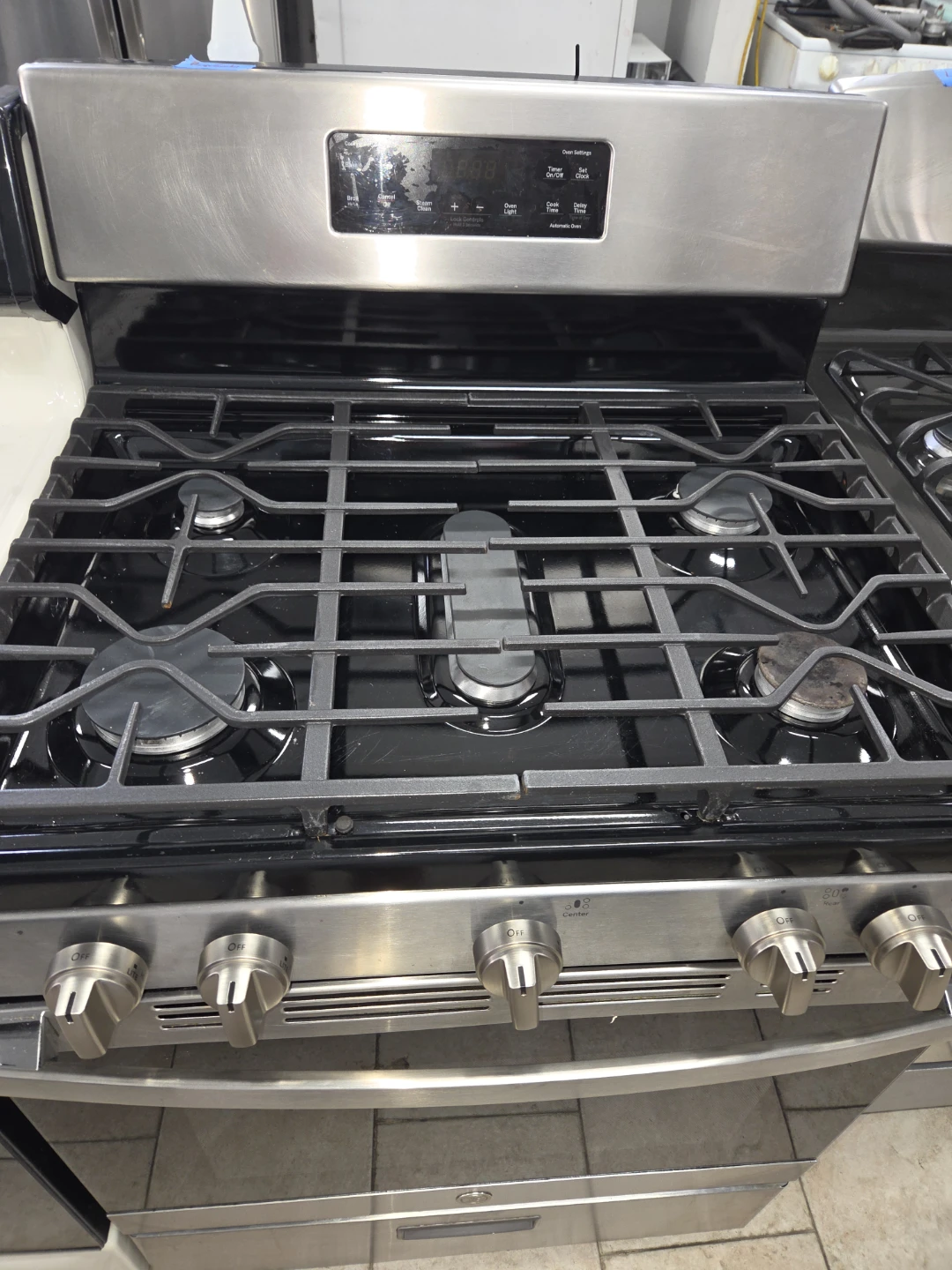 GE Stainless Steel Gas Range - photo 2