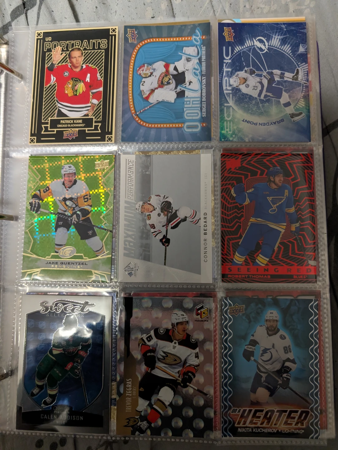 NHL UD Hockey Binder Collection + Graded Top Rookies+ cards - photo 3