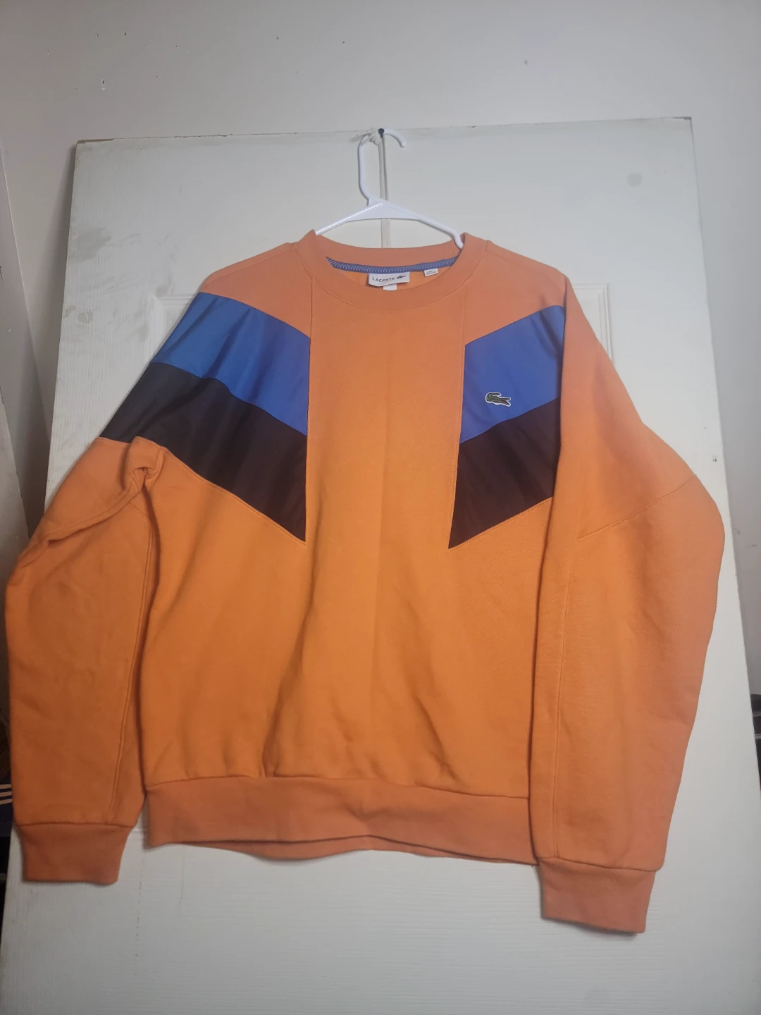 Lacoste Colorblocked Sweatshirt Orange - photo 2