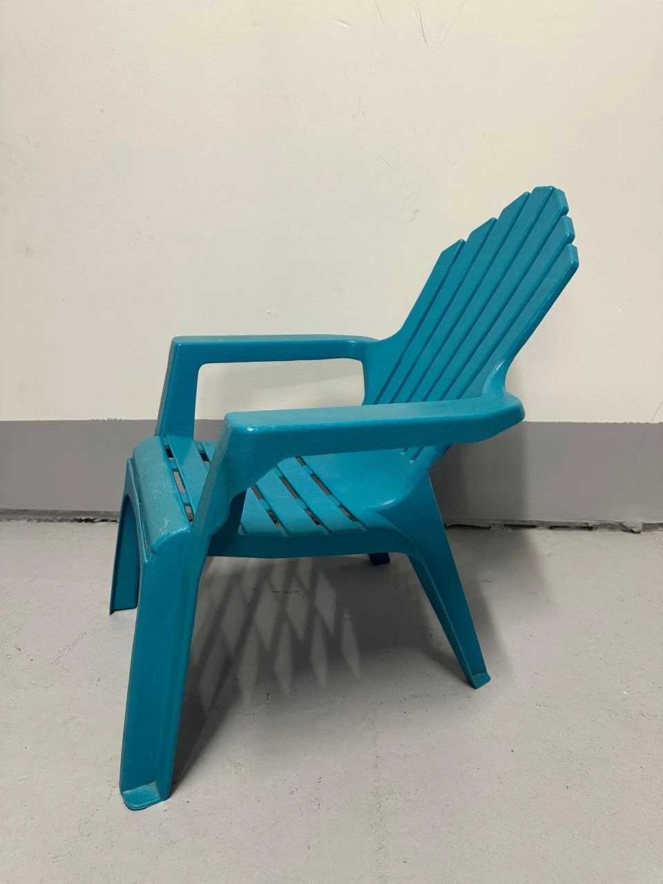 Teal Plastic Adirondack Chair for Toddlers - photo 2