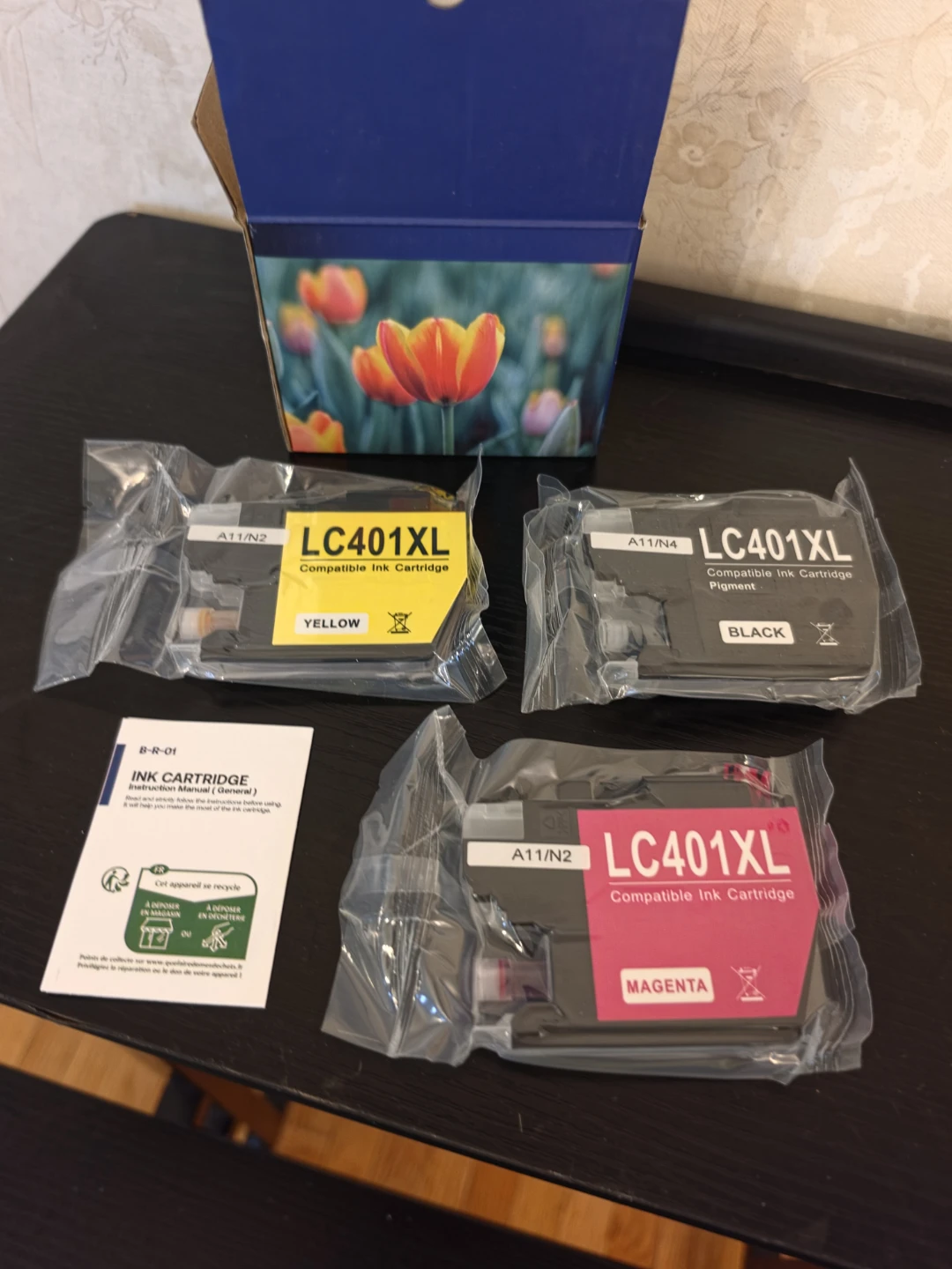 LC401XL Compatible Ink Cartridges – Black, Magenta & Yellow