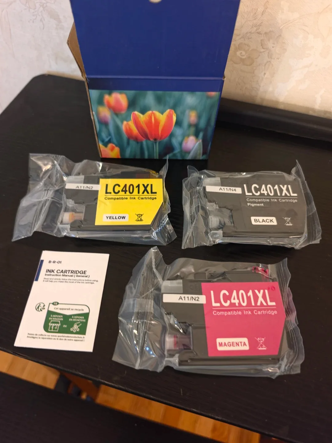 LC401XL Compatible Ink Cartridges – Black, Magenta & Yellow