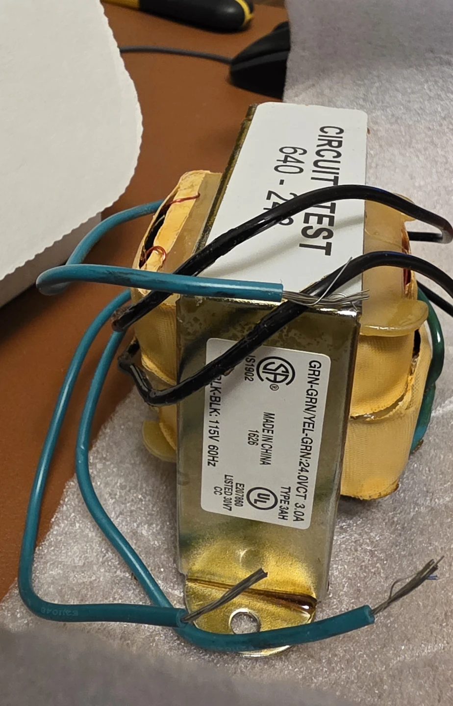 Circuit-Test 640-243 Transformer