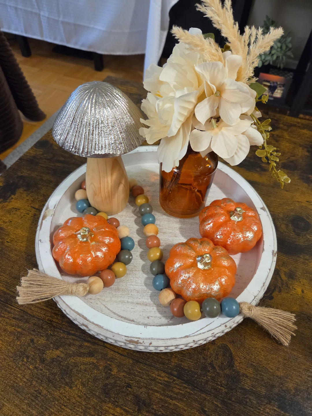 Fall Home Decor Tray Set