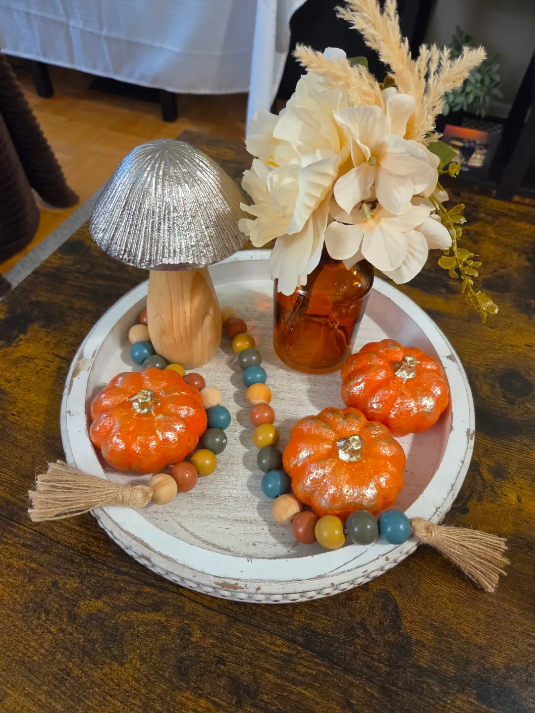 Fall Home Decor Tray Set