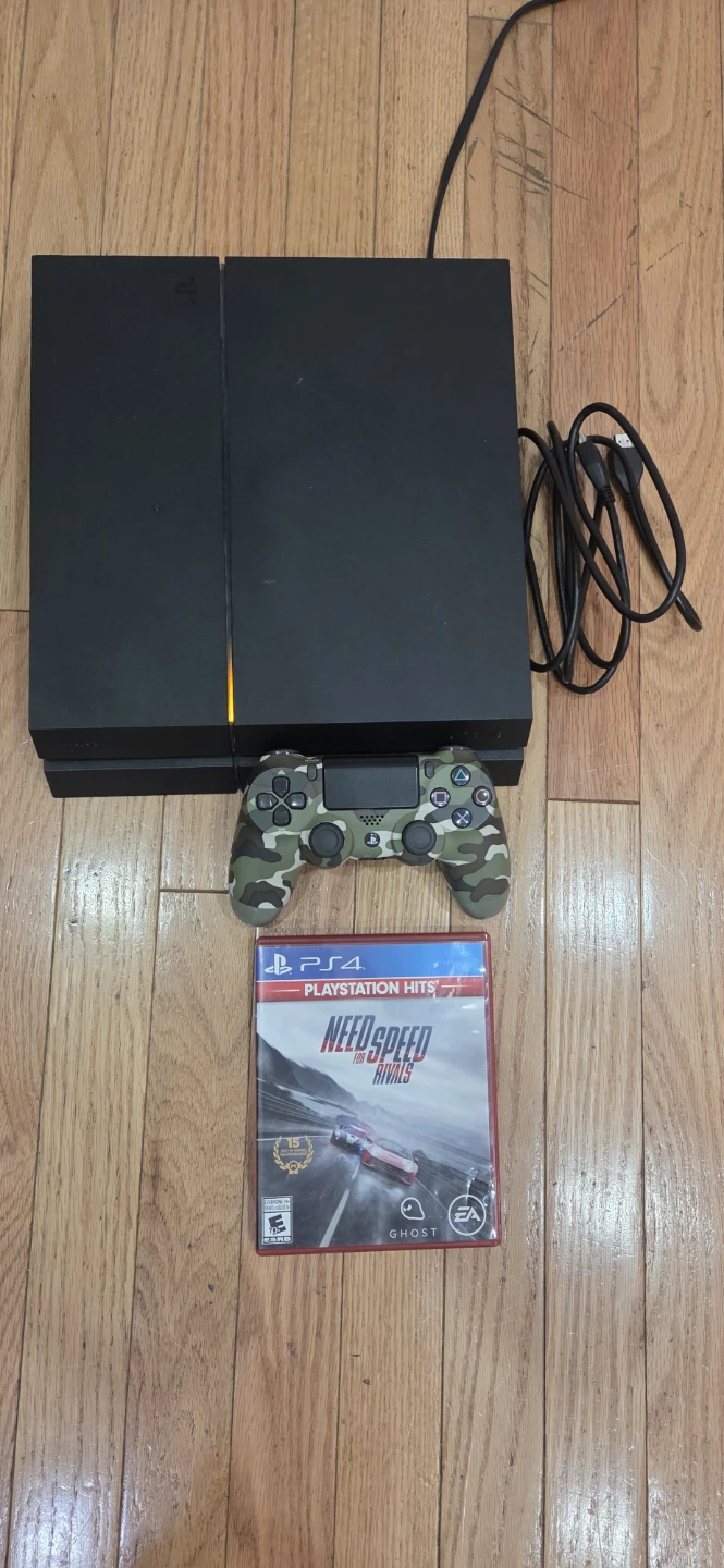 PlayStation 4 Console with Controller and Game