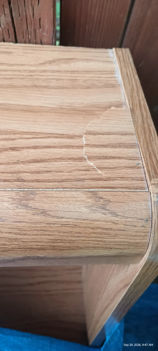 Oak Finish Bookcase Headboard - photo 3
