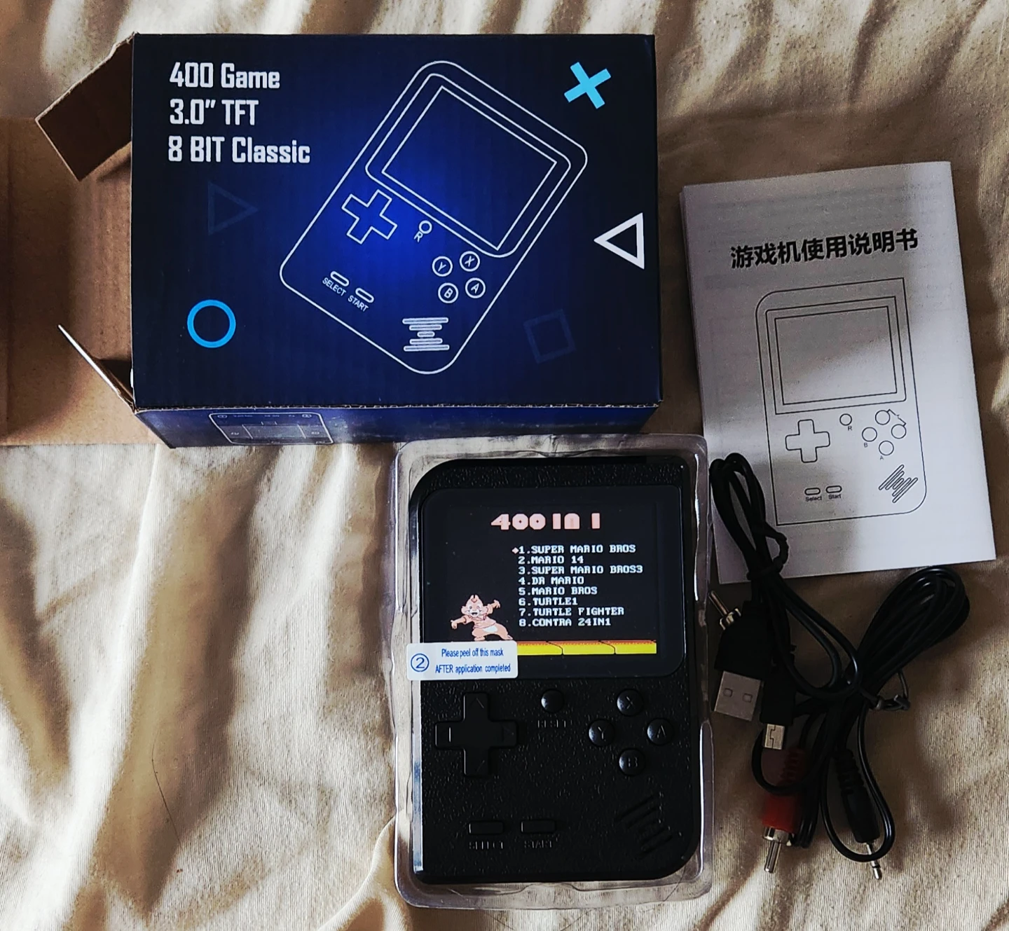New Handheld console game 400 in 1