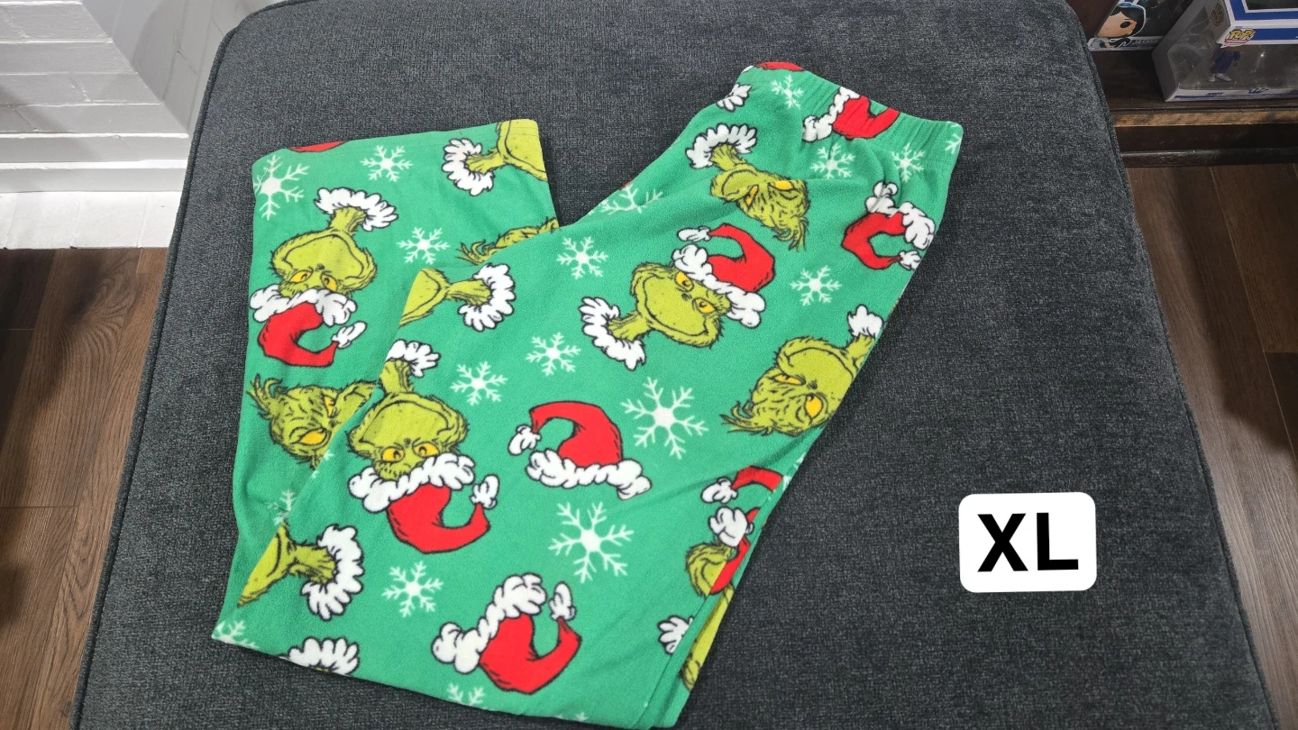 Grinch Pajama Pants XL