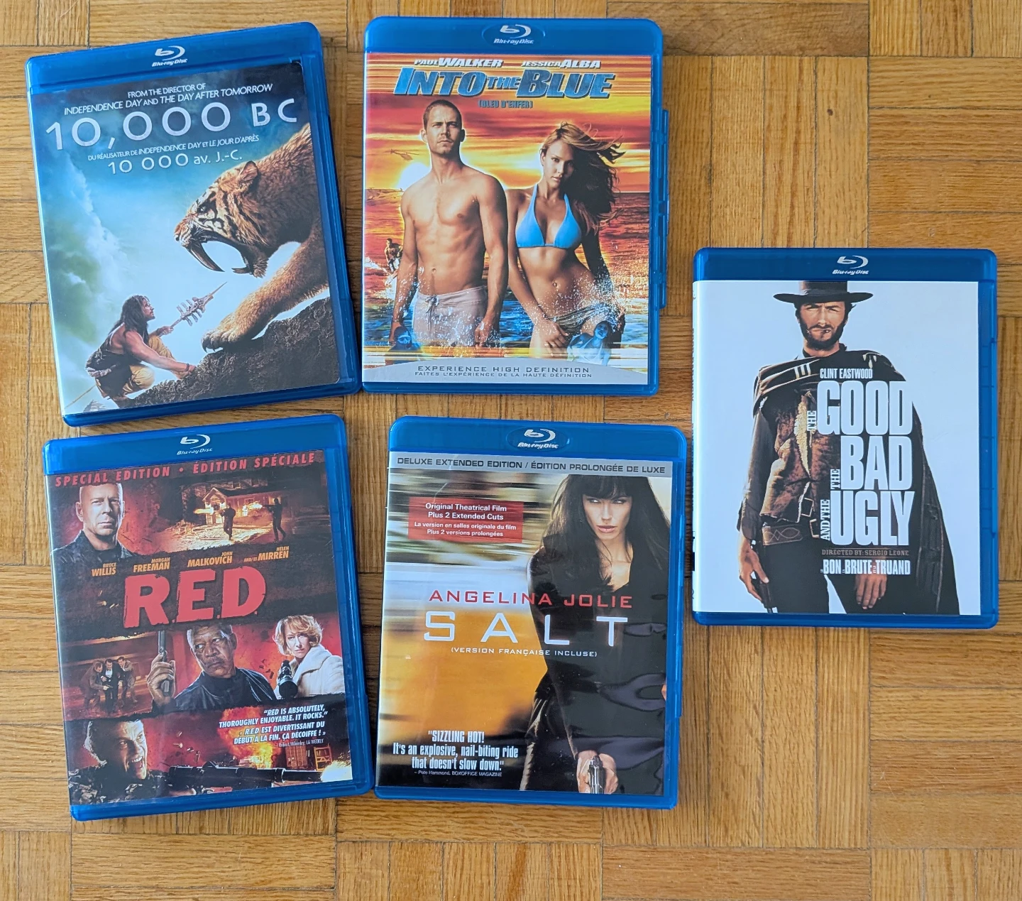 Assorted Blu-ray and DVD Movies for sale