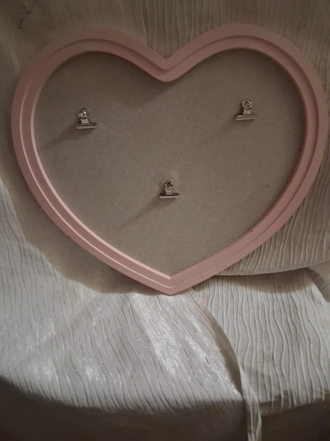 Pink Heart Photo Display Frame