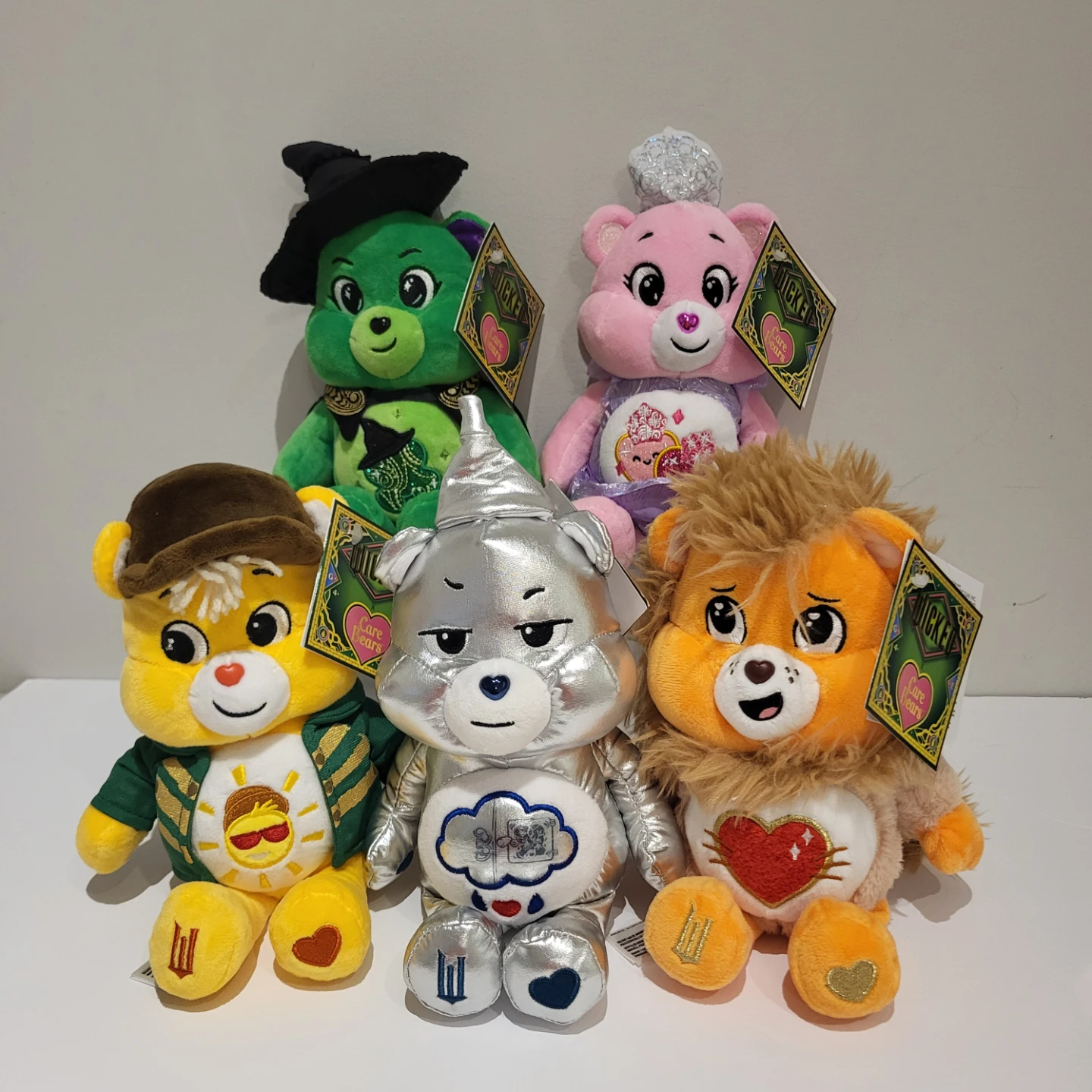 Wicked x Care Bears Plush Collection