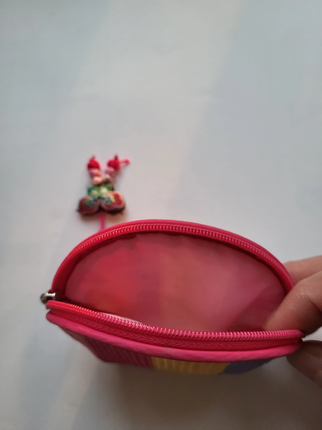 Korean Traditional Striped Coin Pouch - photo 2