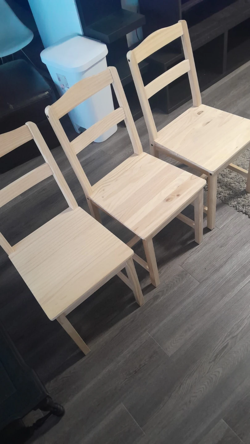 Set of 3 IKEA Ivar Chairs