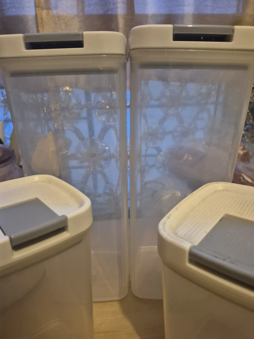 Set of 6 Clear Pantry Storage Containers - photo 2