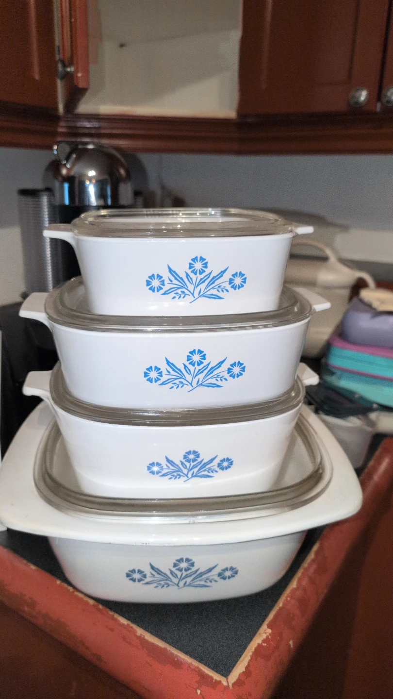 CorningWare Cornflower Blue Casserole Dishes Set