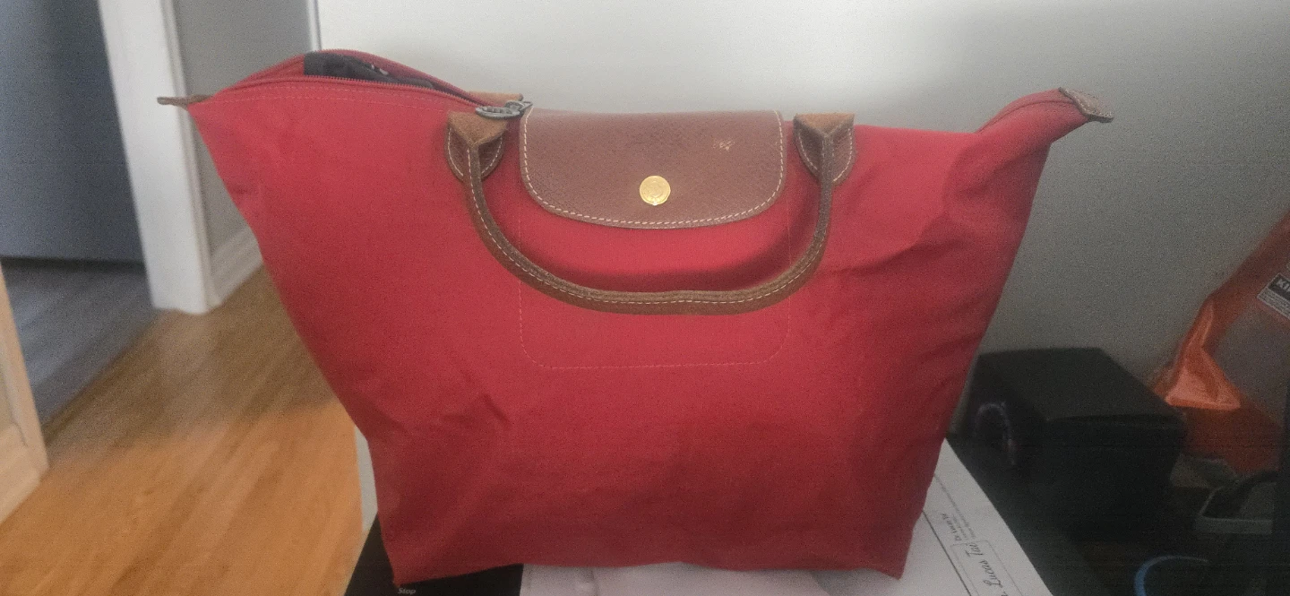 Longchamp Le Pliage Tote Bag - Red