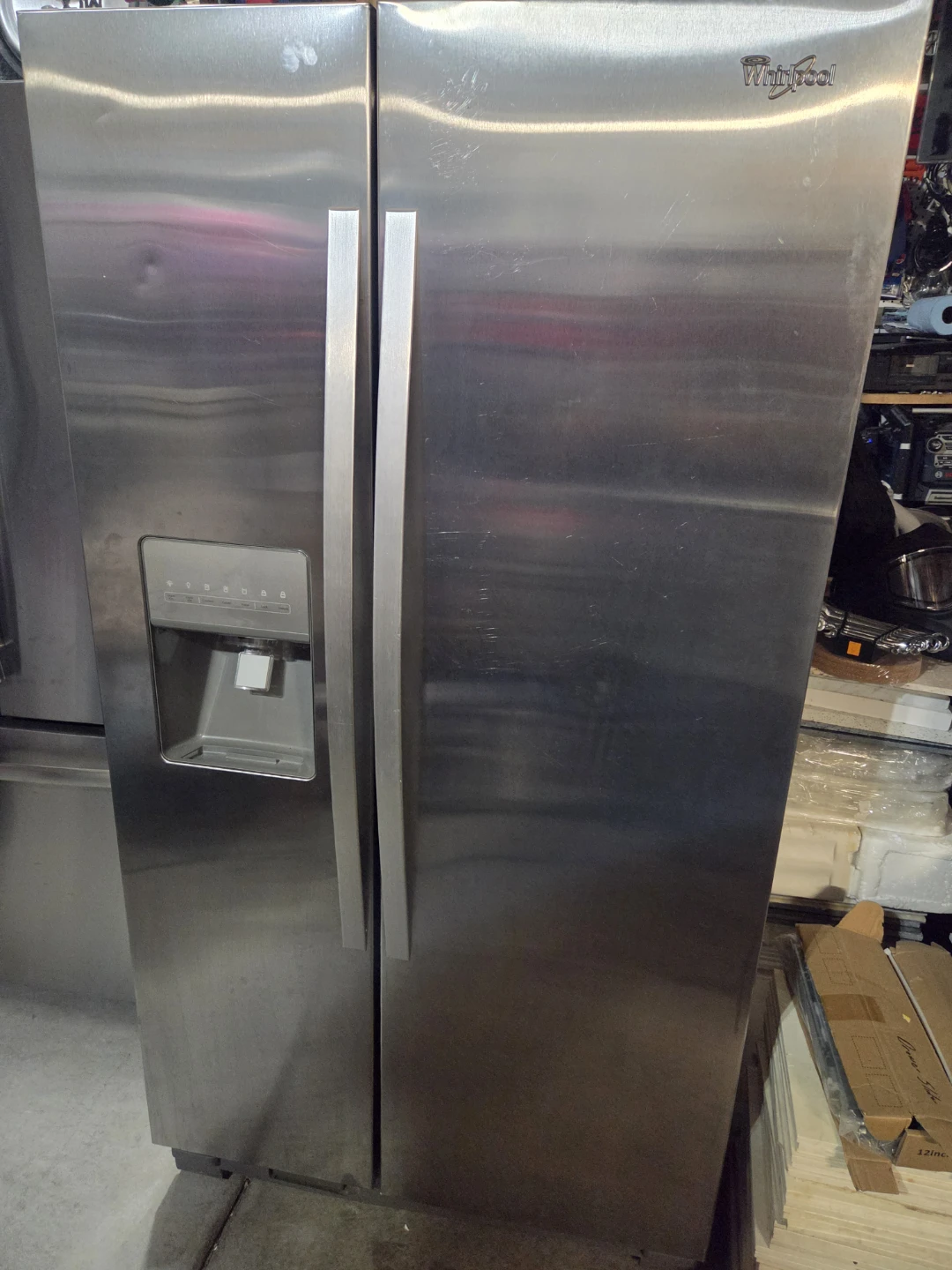Whirlpool Stainless Steel Side-by-Side Refrigerator - photo 2