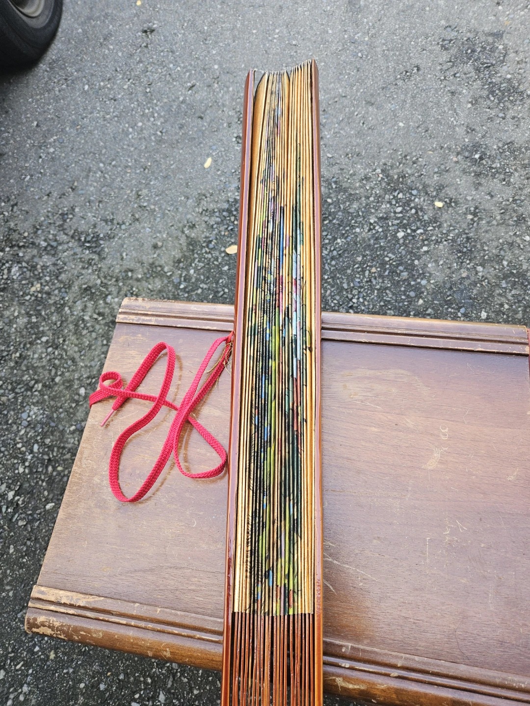 Large Decorative Folding Hand Fan - photo 3