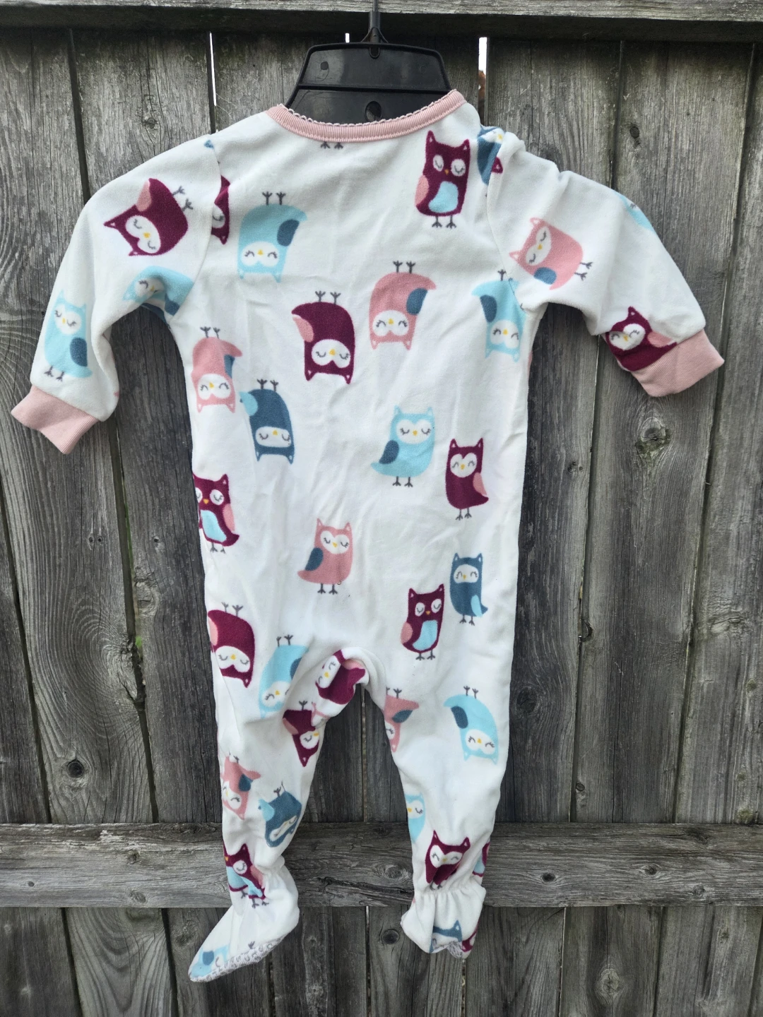 Carter's Baby Owl Fleece Footie Pajamas - photo 2