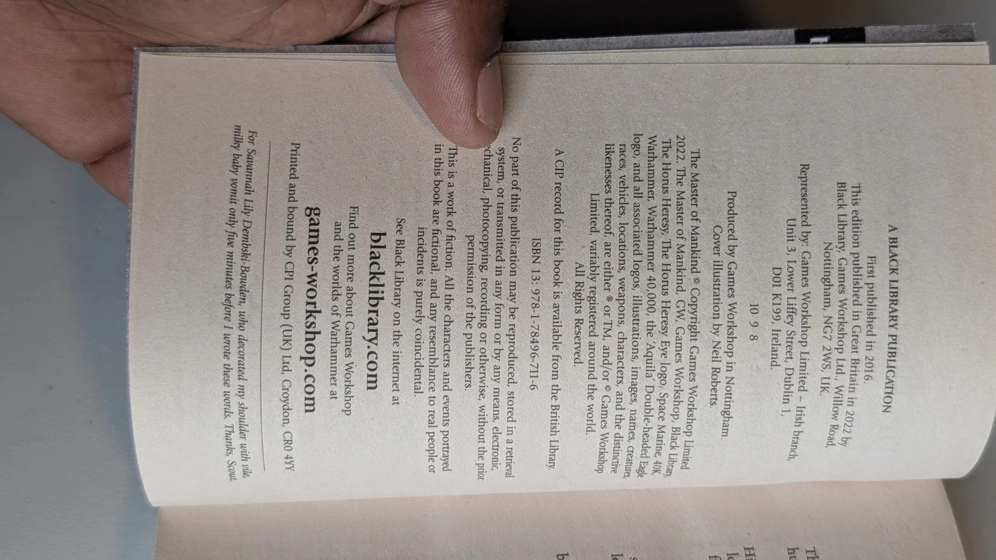 The Master of Mankind - The Horus Heresy, Book 41 - photo 4