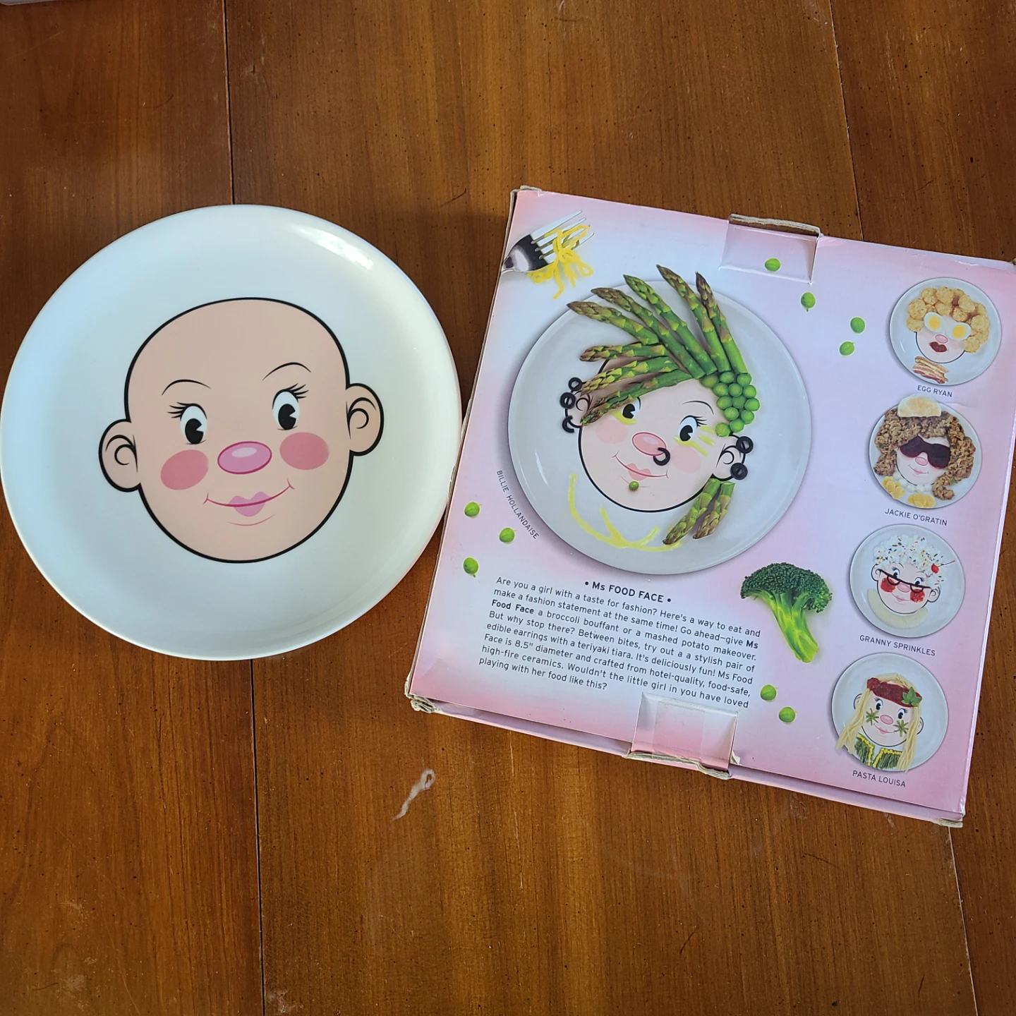 Fred Ms Food Face Dinner Plate - photo 5
