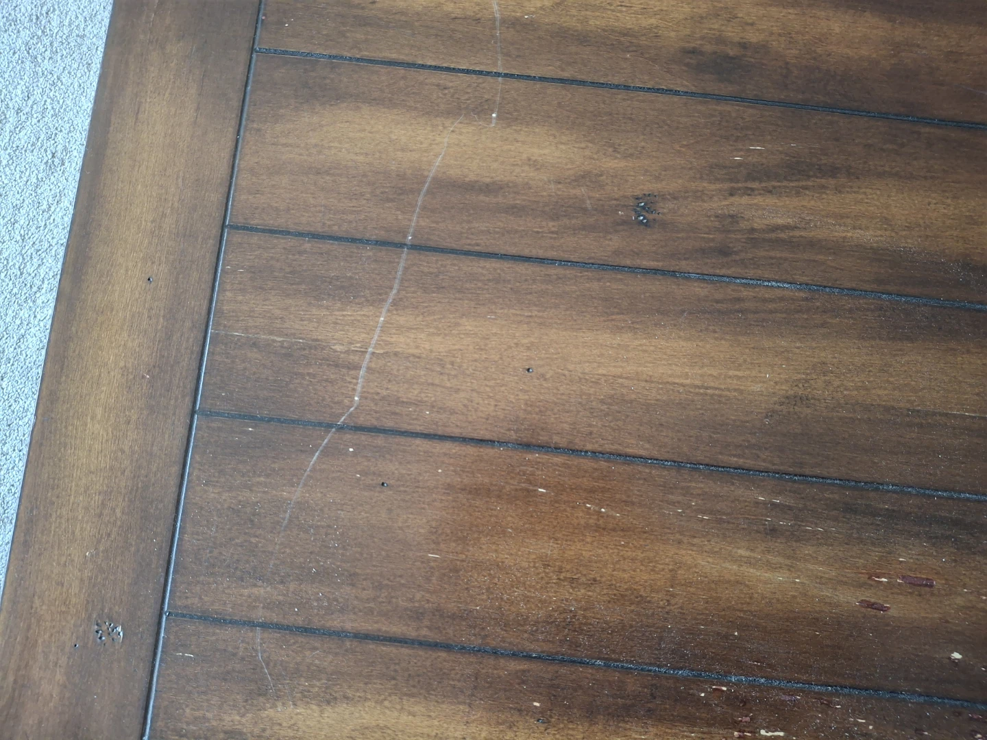 Wooden coffee table with lower shelf - photo 2