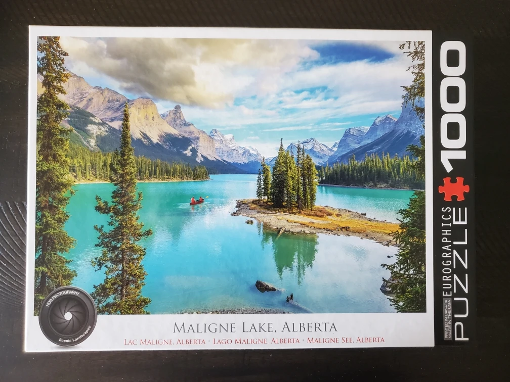 Eurographics Maligne Lake 1000-Piece Puzzle
