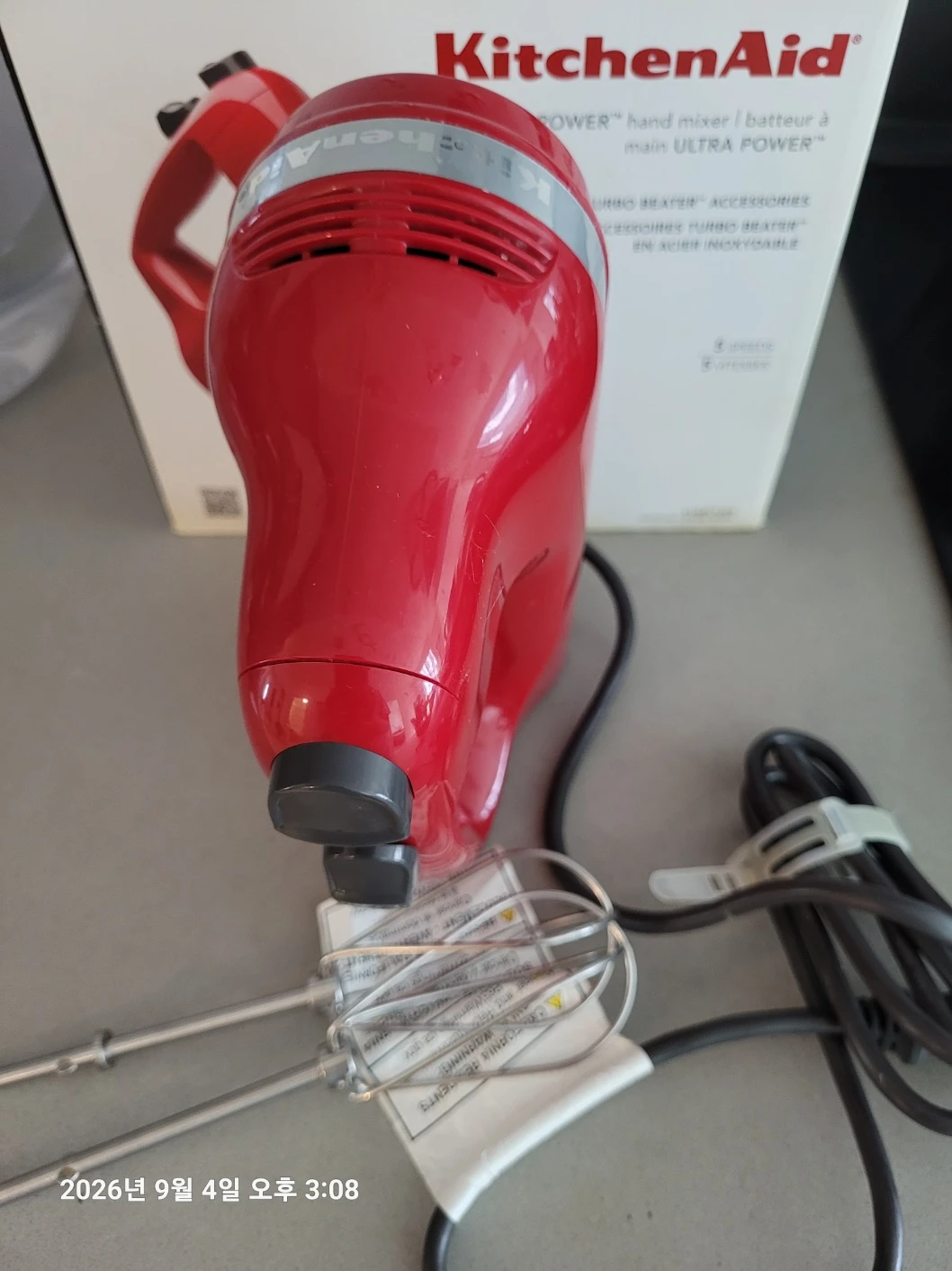 KitchenAid Ultra Power Hand Mixer - Red - photo 2