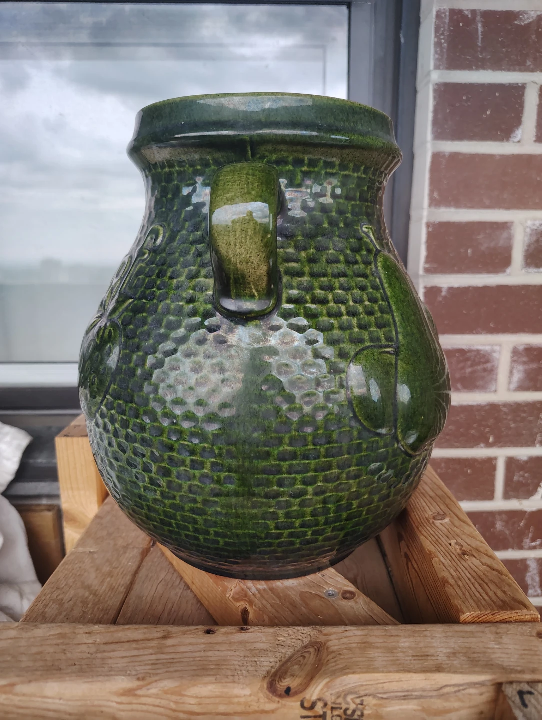 Green Rumtopf Ceramic Jar - photo 2