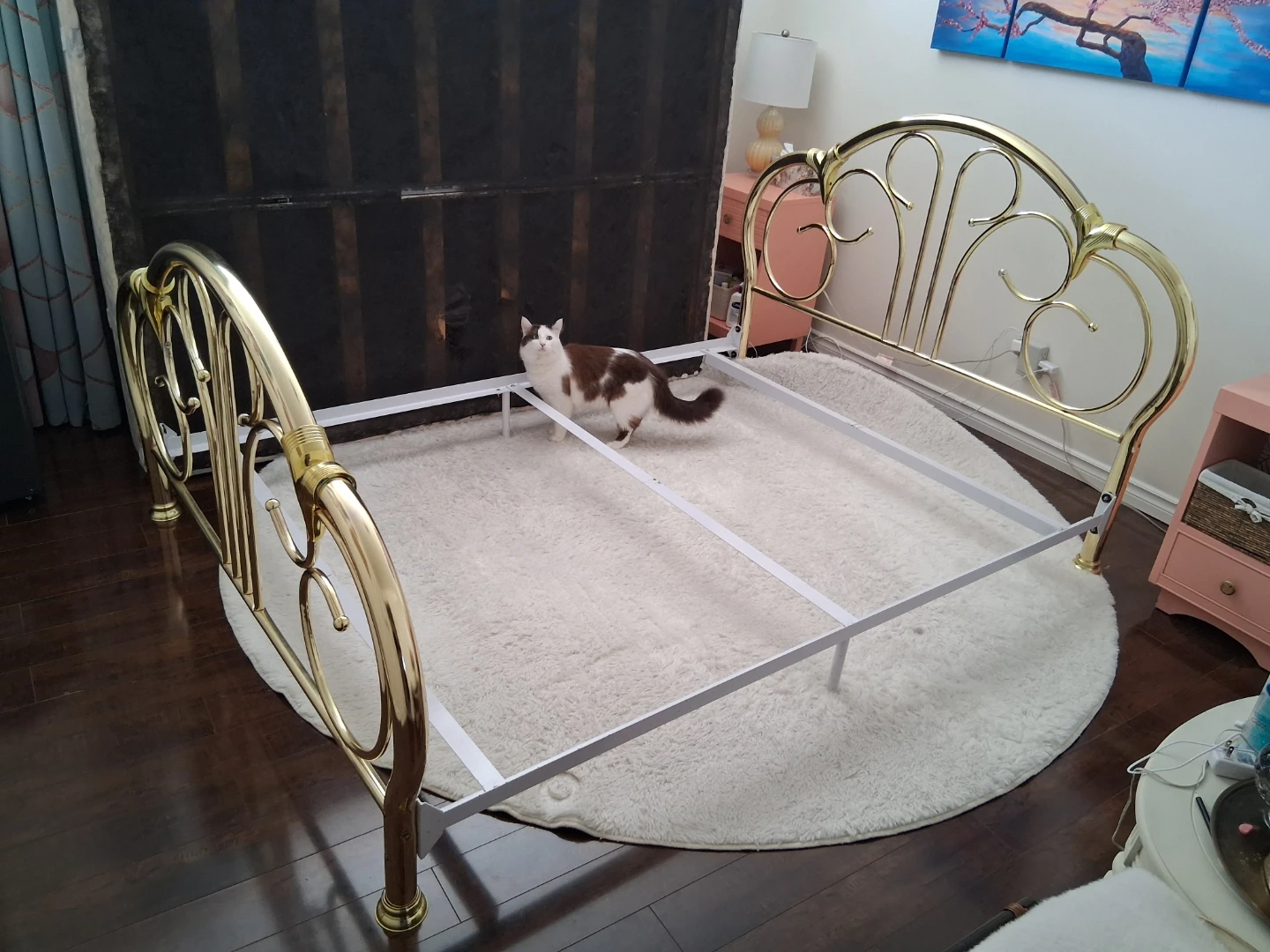 Gold Head and Footboard - Queen Size - photo 2