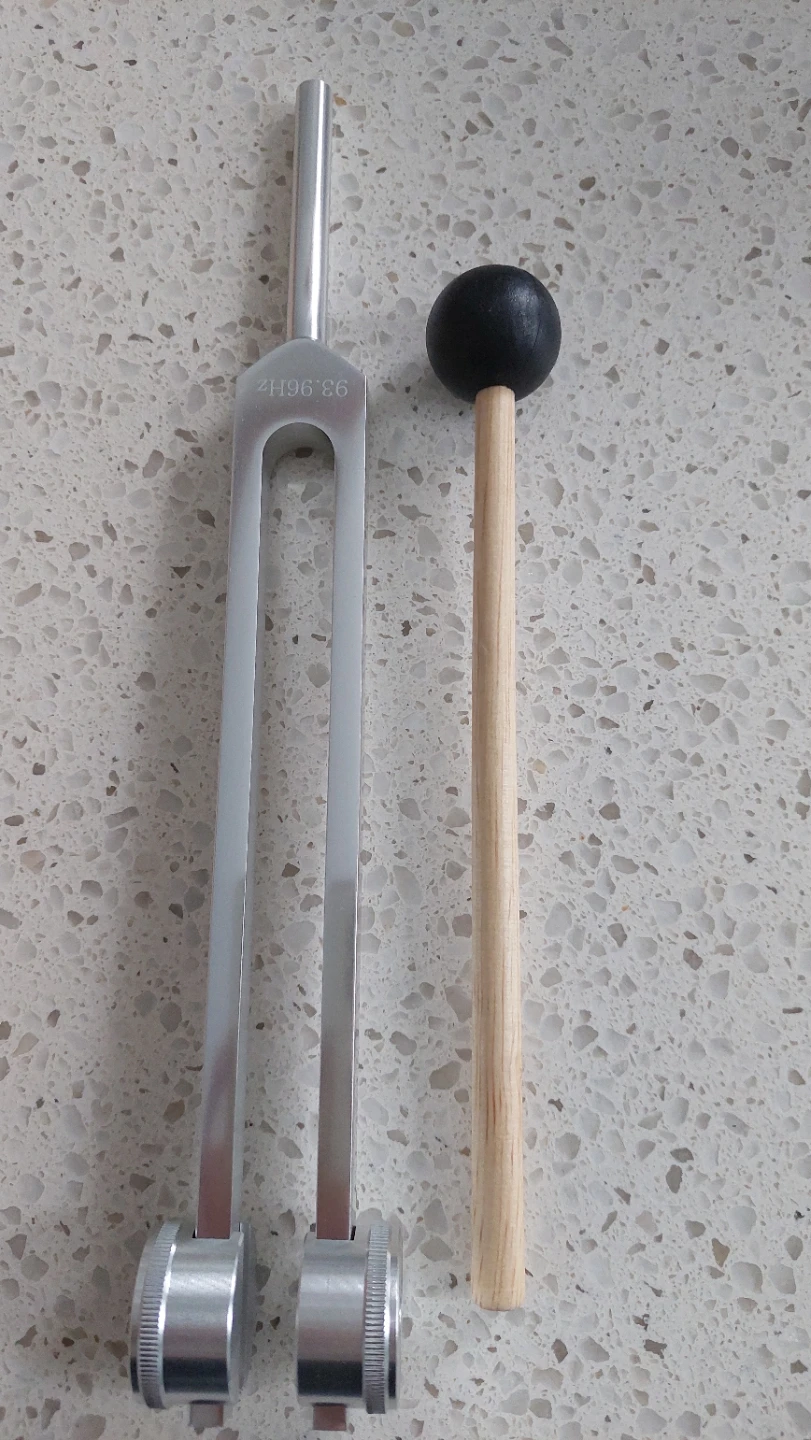 93.96Hz Weighted Tuning Fork