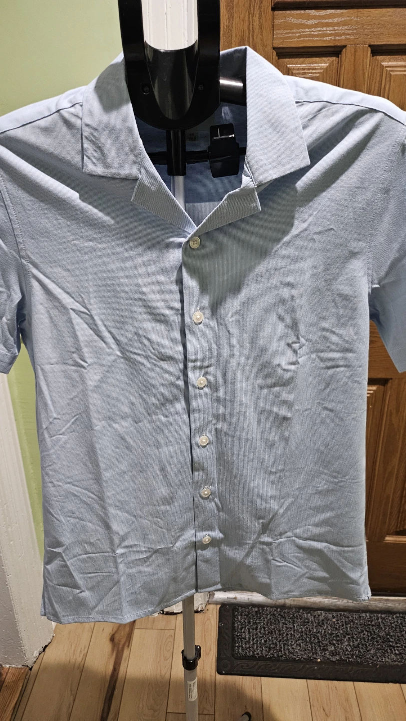 Julian & Mark Men's Light Blue Short Sleeve Shirt