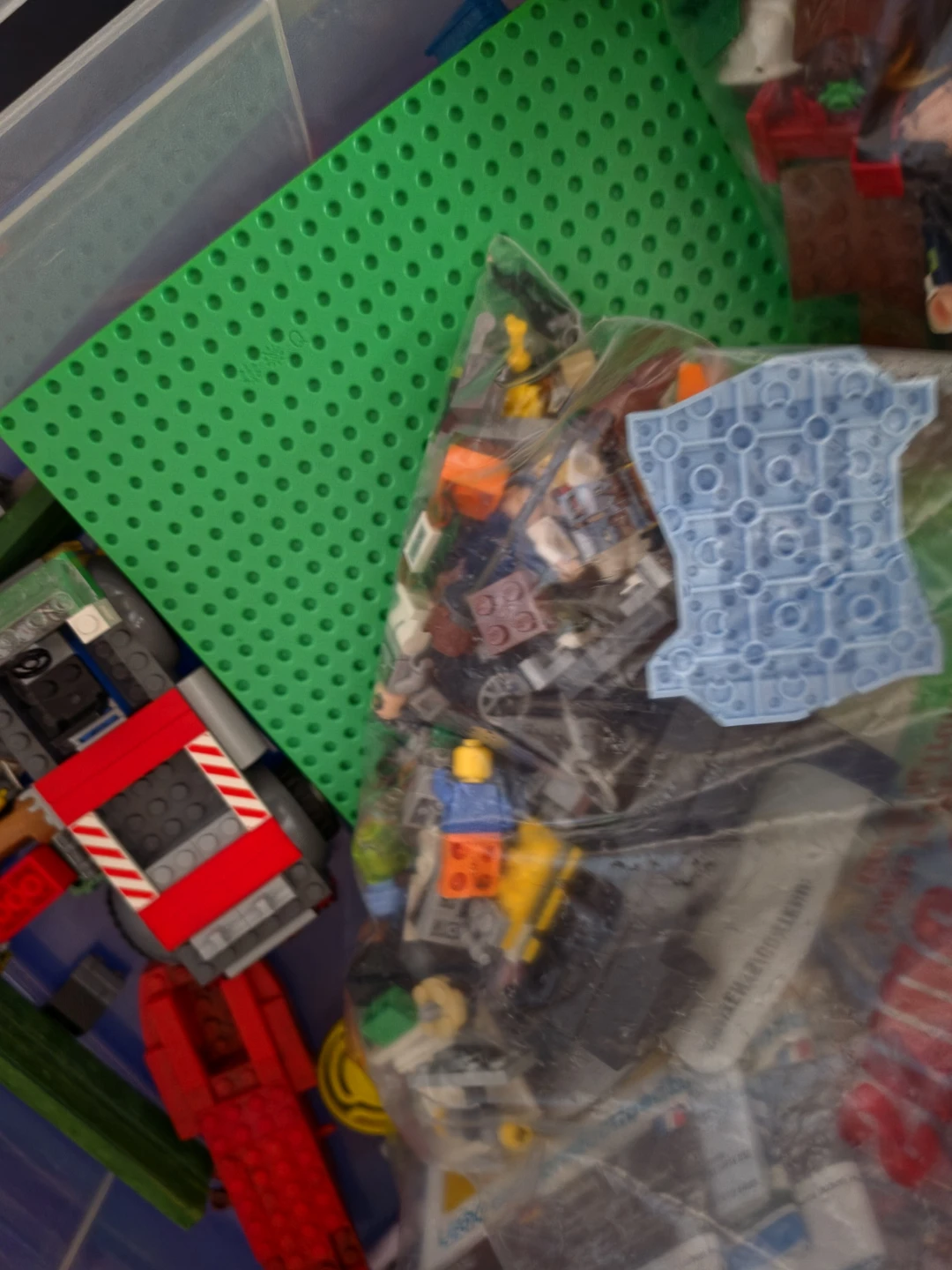 Assorted LEGO building bricks and minifigures - photo 3