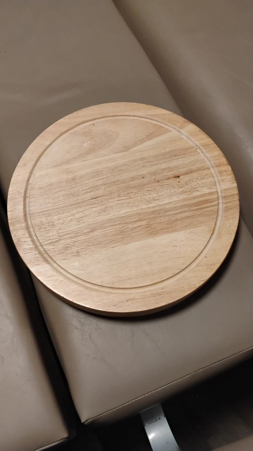 Wooden Rotating Cheese Board with 4 Utensils