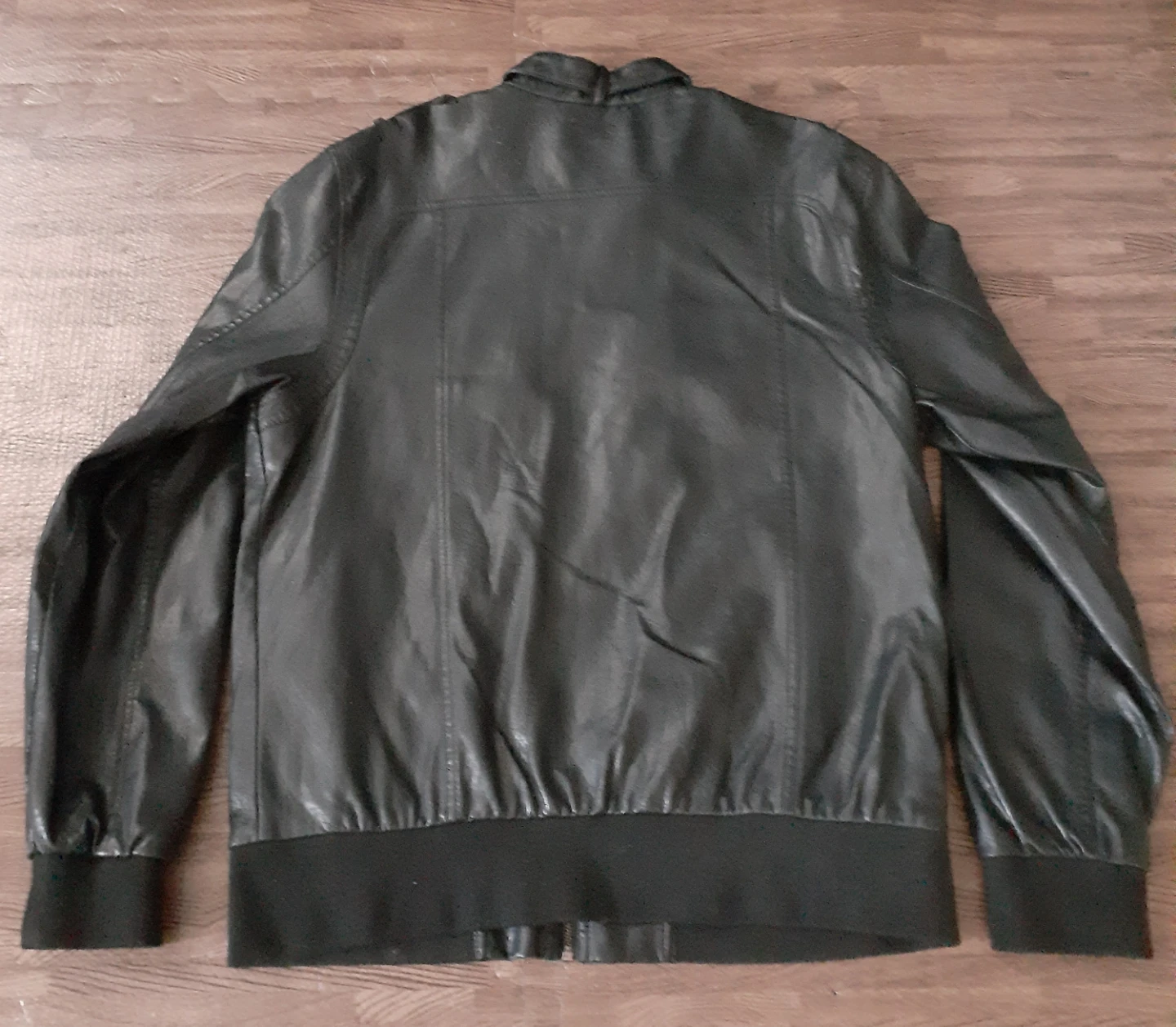 Urban Heritage Faux Leather Hooded Jacket - photo 4