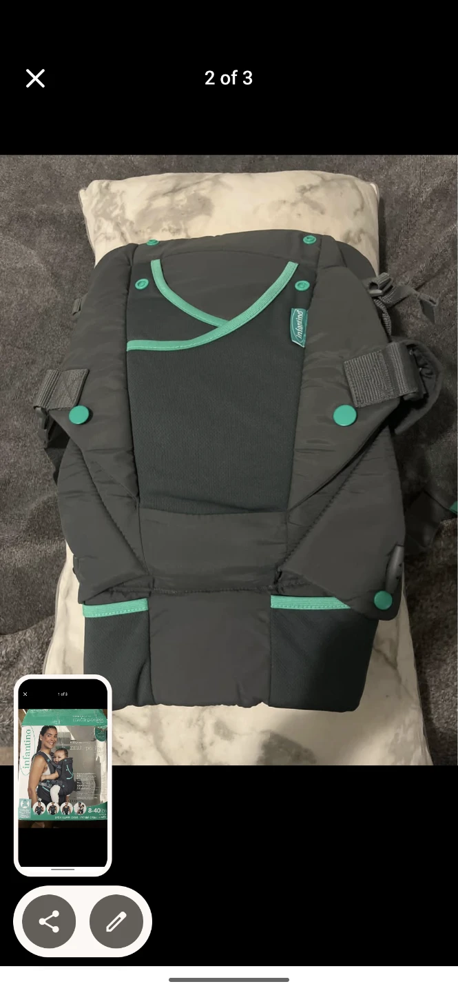 Infantino Carry On Active Multi-Pocket Carrier - photo 3