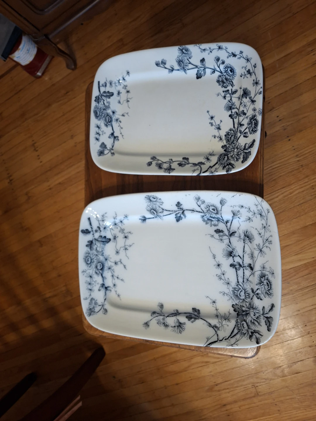 Vintage W.H. Grindley & Co Floral Serving Platters