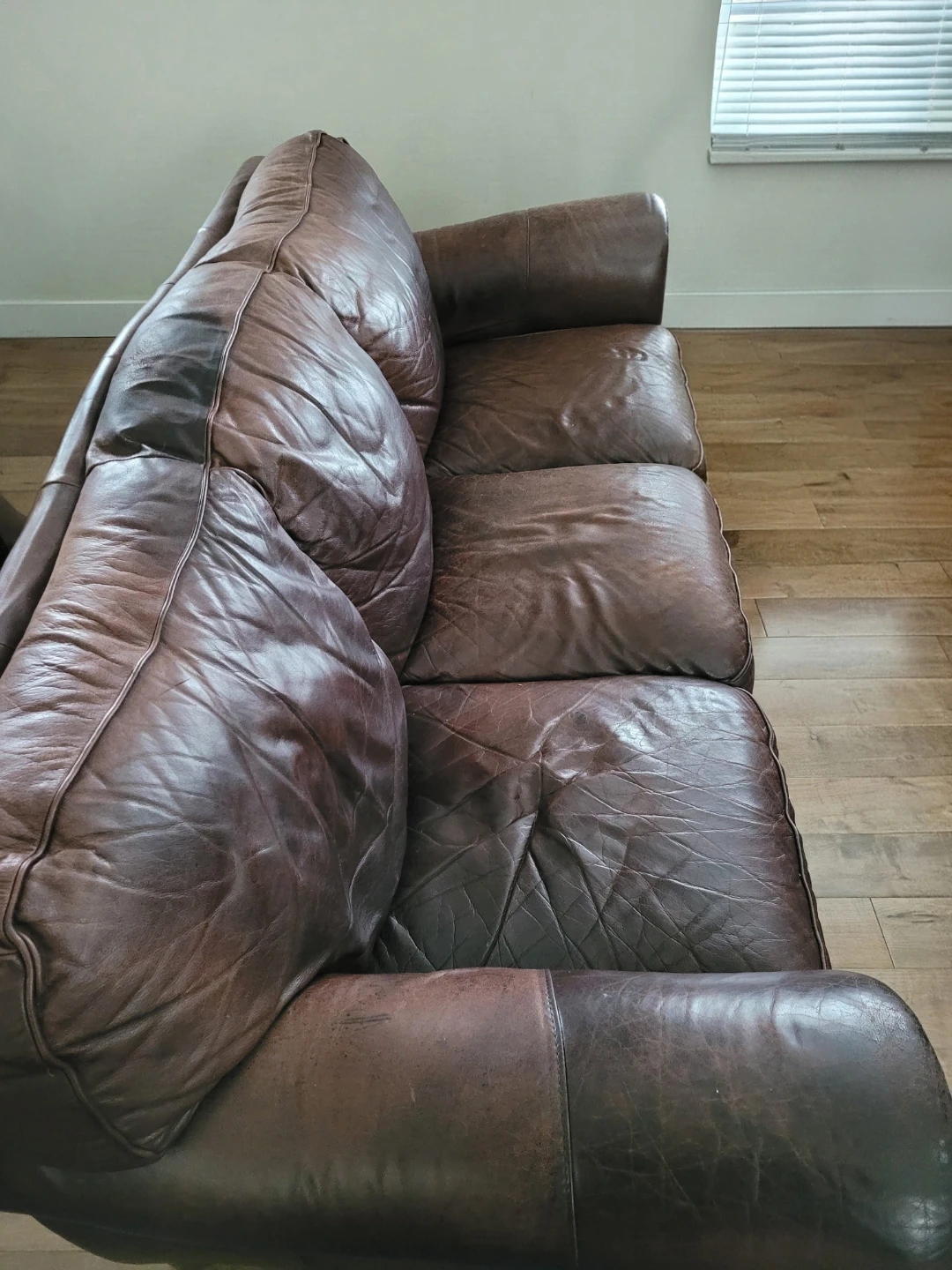 NATUZZI leather sofa - photo 2