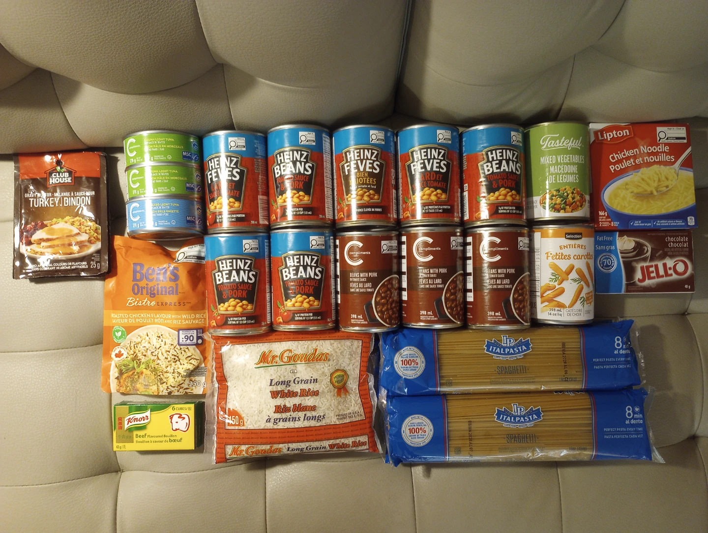 31 Non-Perishable Food Items